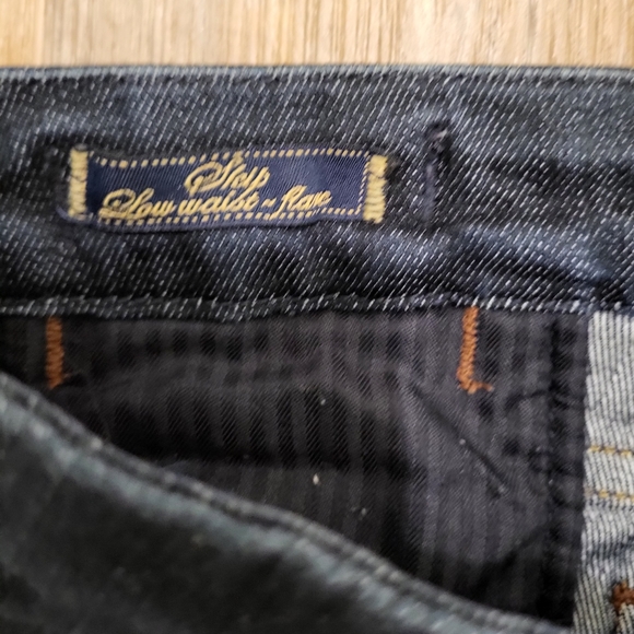 Fidelity Denim Skip Low-rise Flare color Viper Size 27 - Picture 4 of 8